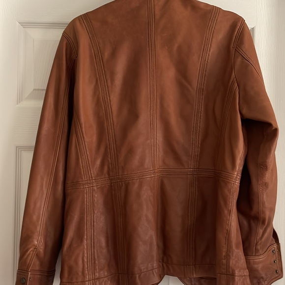 Genuine leather, Coldwater Creek ladies midweight jacket - Picture 2 of 10